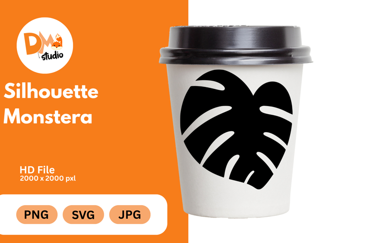 Monstera Silhouette Image 7