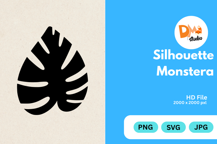 Monstera Silhouette Image 5