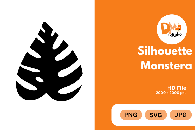 Monstera Silhouette Image 4