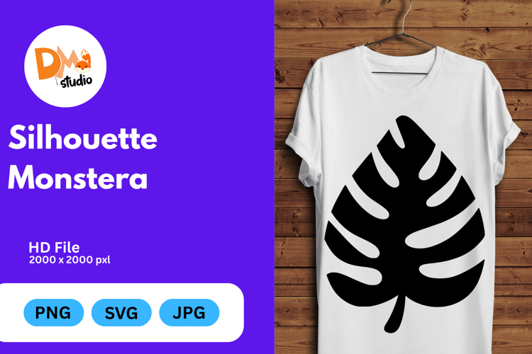 Monstera Silhouette Image 20