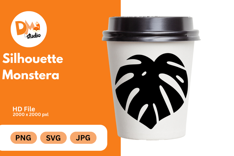 Monstera Silhouette Image 17