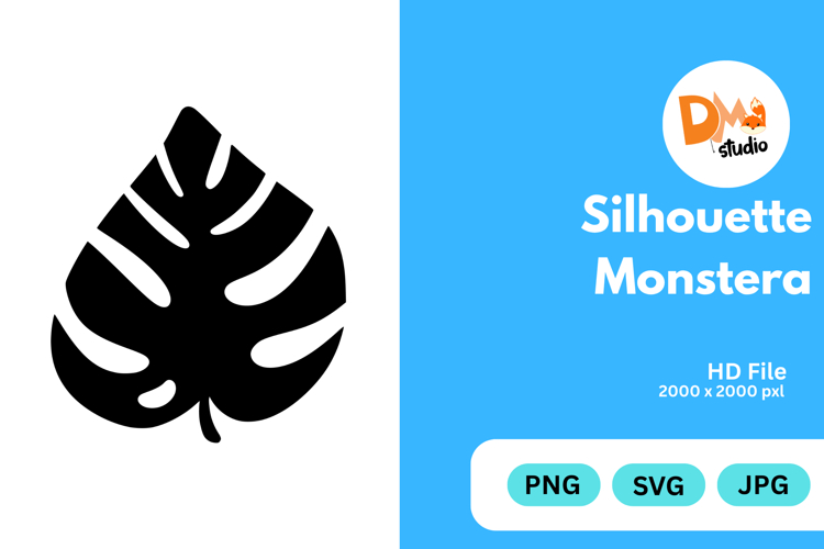 Monstera Silhouette Image 15