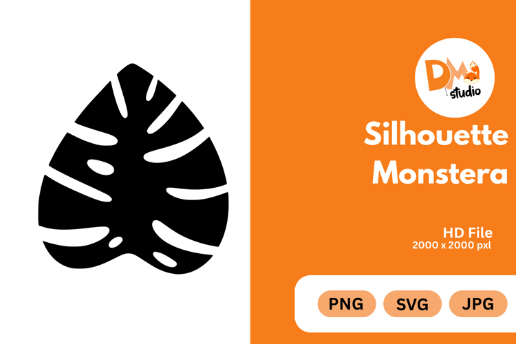 Monstera Silhouette Image 13