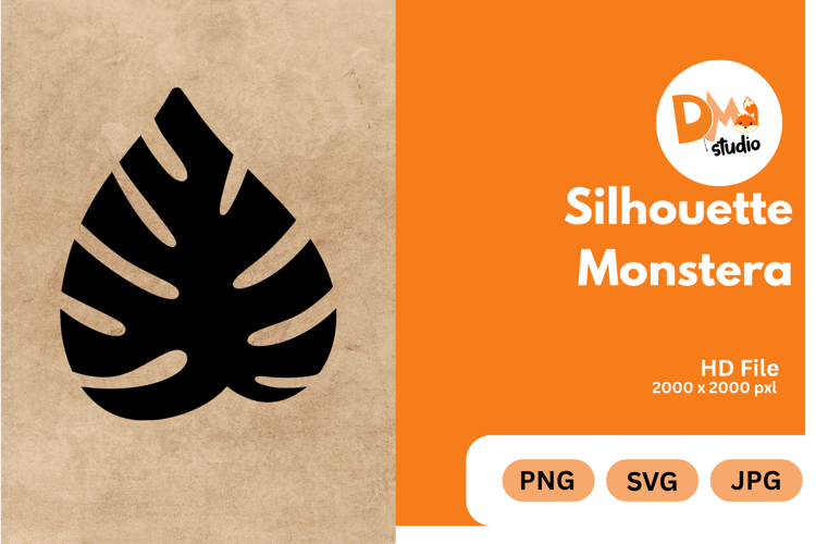 Monstera Silhouette Image 14