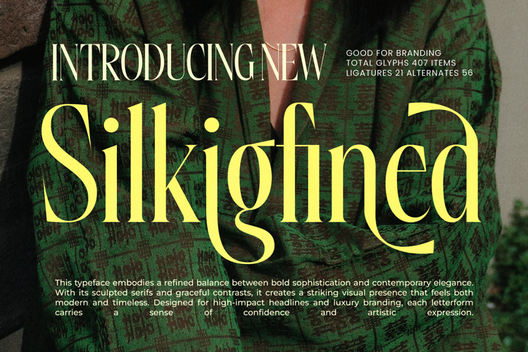 Silkigfined Elegant Luxury Serif Typeface