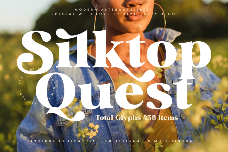 Silktop Quest - Modern Alternate Serif