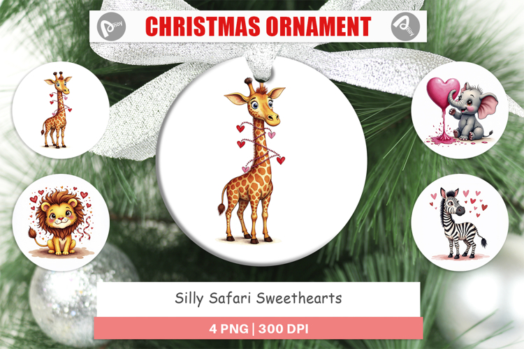 Silly Safari Ornament