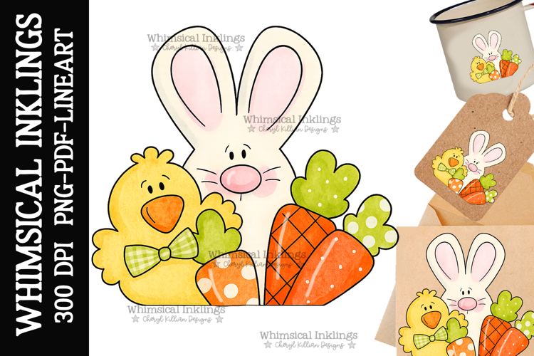 Silly Rabbit Sublimation Clipart