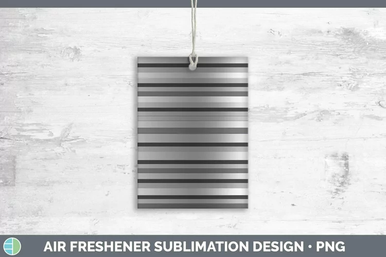 Silver Air Freshener | Sublimation Car Freshener Designs