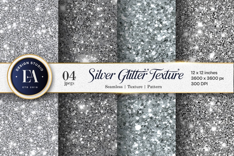 Shiny Silver Texture Image 6