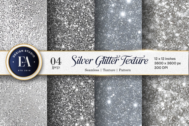 Shiny Silver Texture Image 16