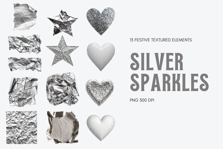 Silver Festive Sparkles