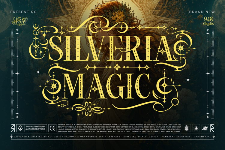 Silveria Magic Typeface example image 1