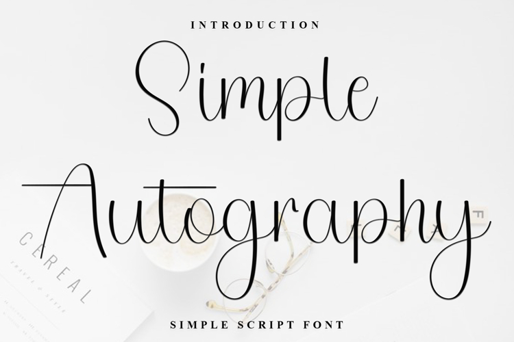 Autography Font Image 14