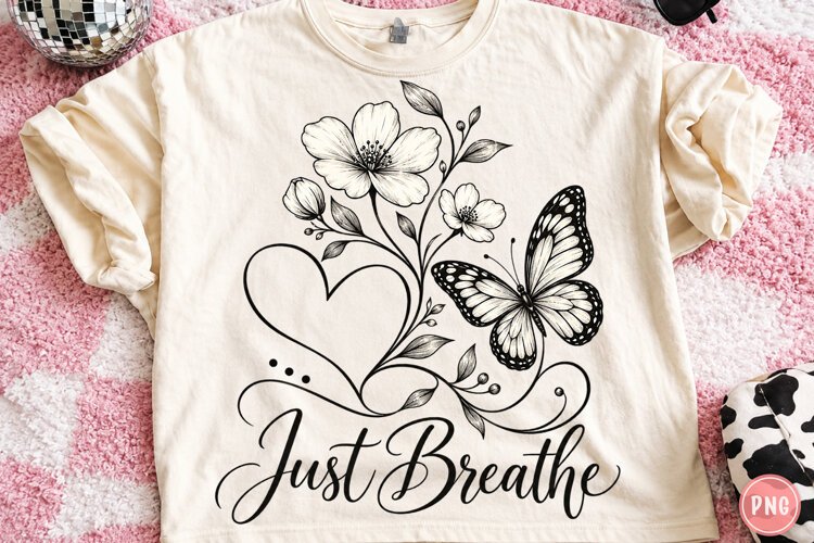 Simple Butterfly T-Shirt Design example image 1