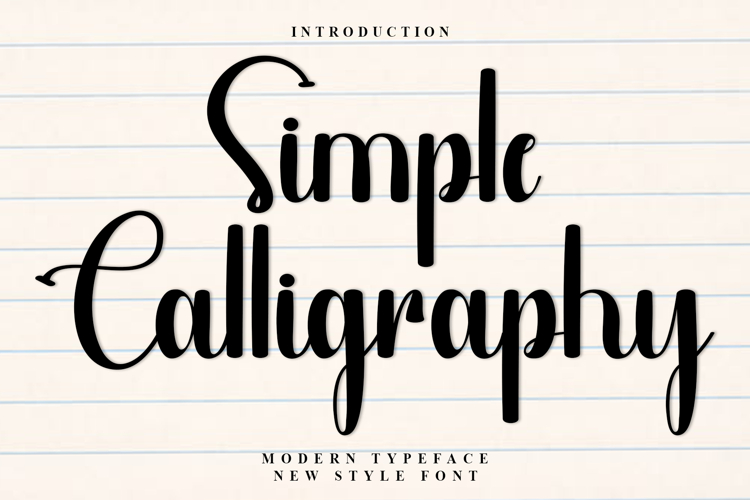 Simple Calligraphy