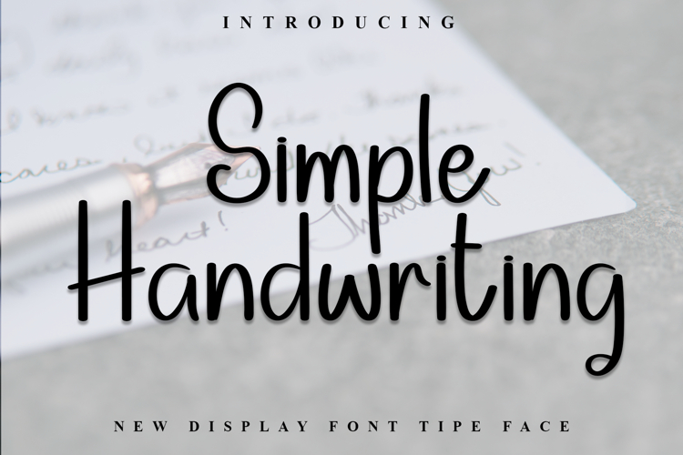 Simple Handwriting