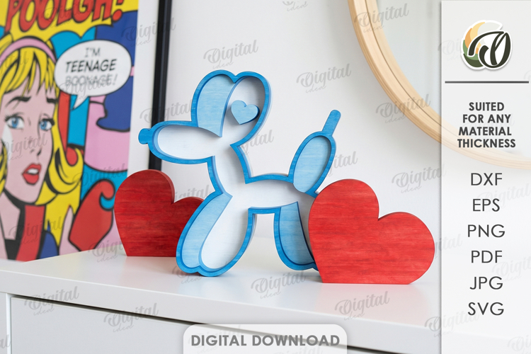 Balloon Dog Svg Image 15