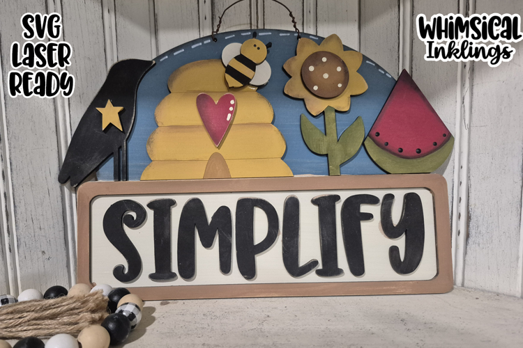 Simplify Sign Laser SVG