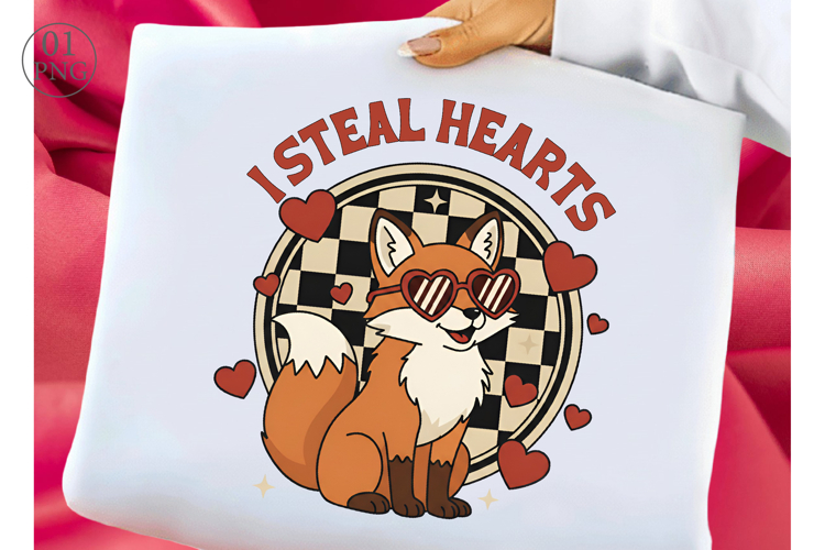 I Steal Hearts Valentines Day Sublimation