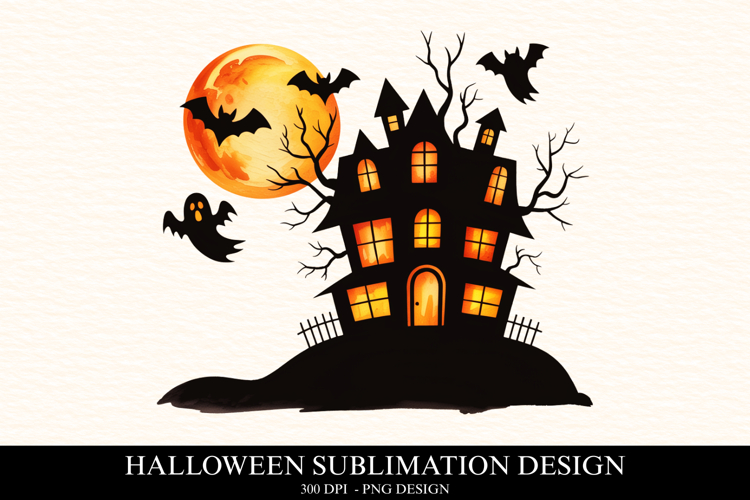 Halloween Haunted House Clipart PNG | Spooky Season Png