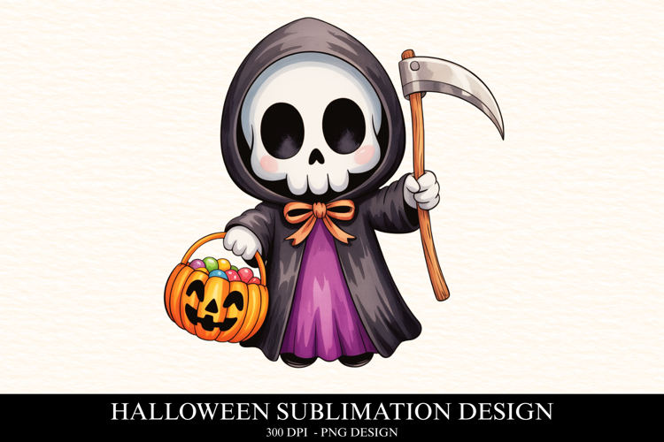 Halloween Grim Reaper Clipart PNG | Spooky Season Png