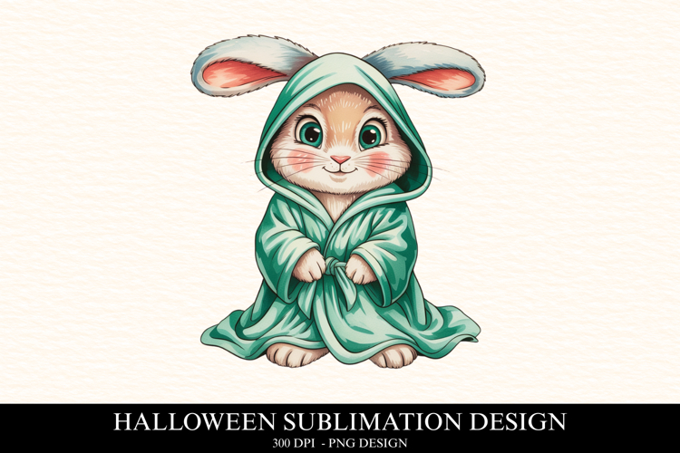 Halloween Bunny Clipart PNG | Spooky Season Png