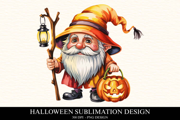 Halloween Gnome Clipart PNG | Spooky Season Png