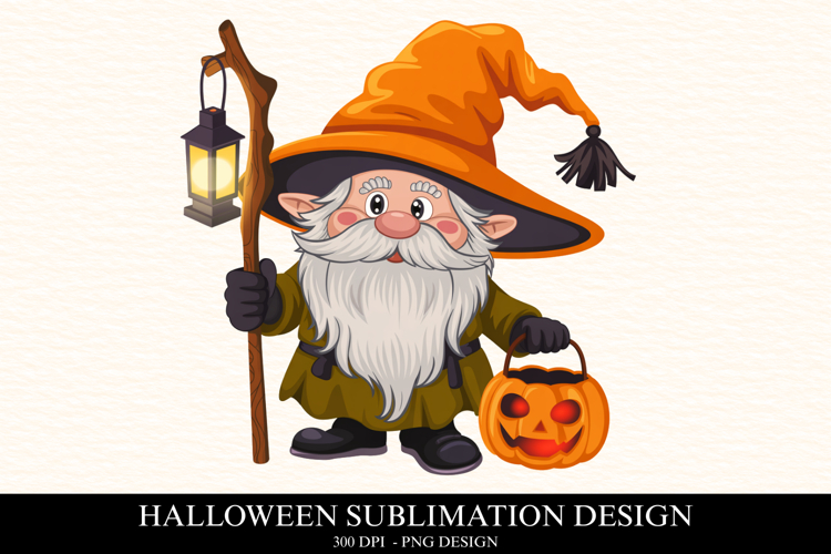 Halloween Gnome Clipart PNG | Spooky Season Png