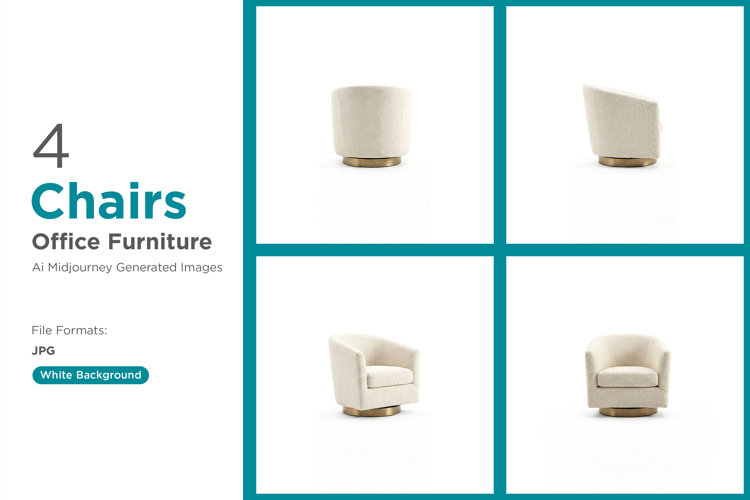 Boucle swivel chairs Set offer luxurious comfort