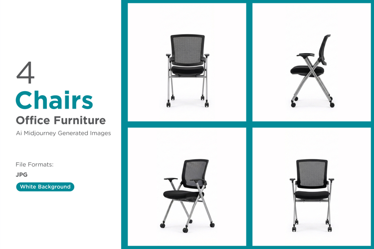 Office chairs offer versatile seating solutions Set of 4