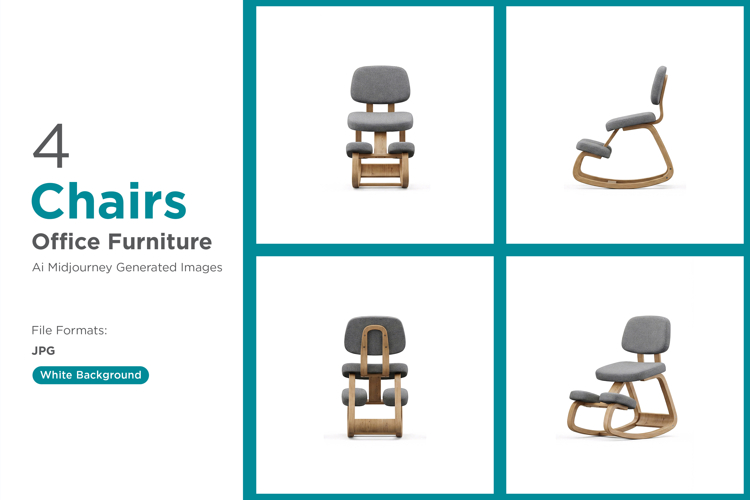 Ergonomic kneeling chair for better posture and back health