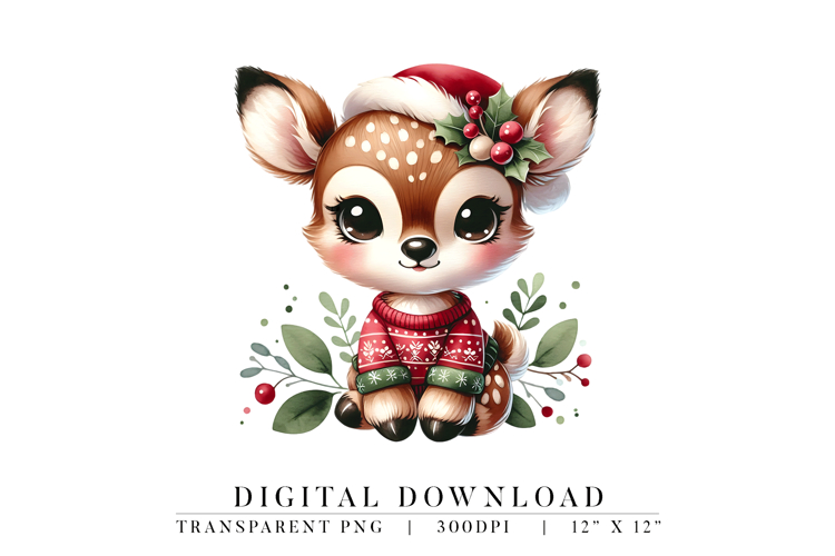 Reindeer Clipart Image 17