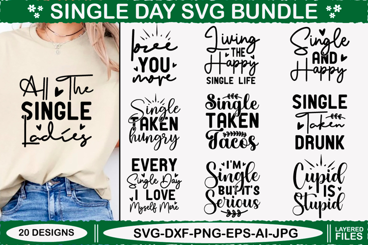 Single day quotes SVG Design Bundle