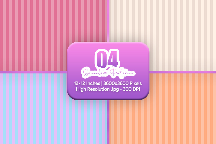 Soft Pastel Stripe Seamless Pattern