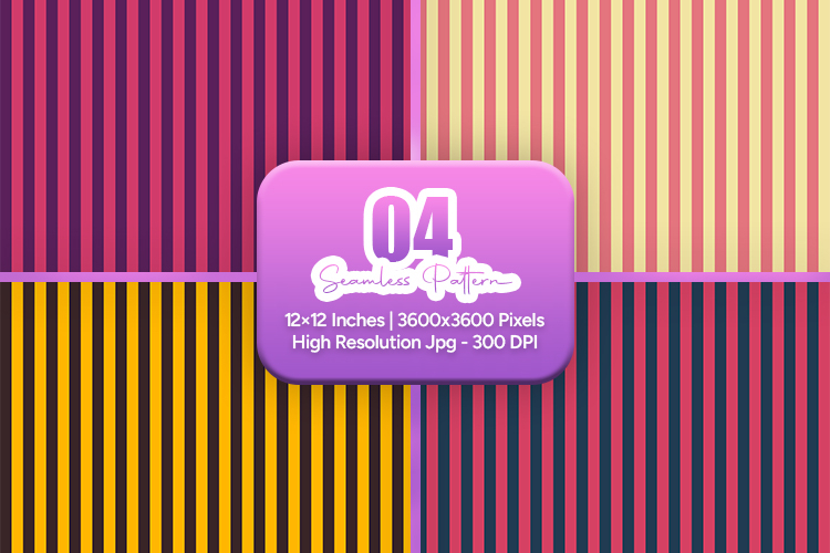 Vibrant Classic Stripe Pattern Set