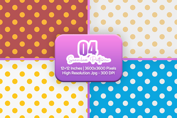 Retro Polka Dot Seamless Pattern