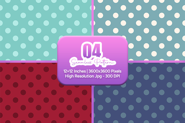 Retro Polka Dot Seamless Pattern