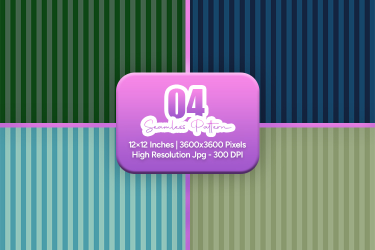 Forest & Navy Stripe Seamless Pack