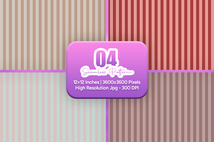 Warm Neutral Striped Seamless Pack