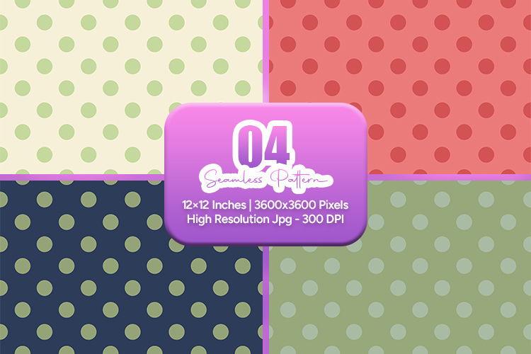 Retro Polka Dot Seamless Pattern