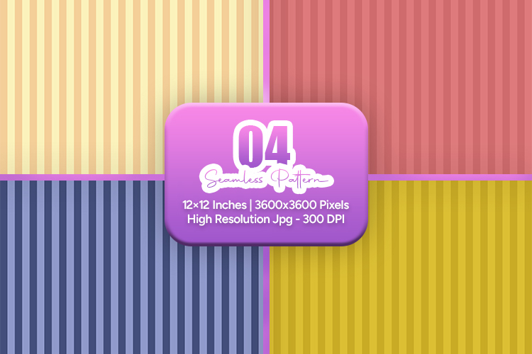 Soft Vintage Stripe Seamless Pattern