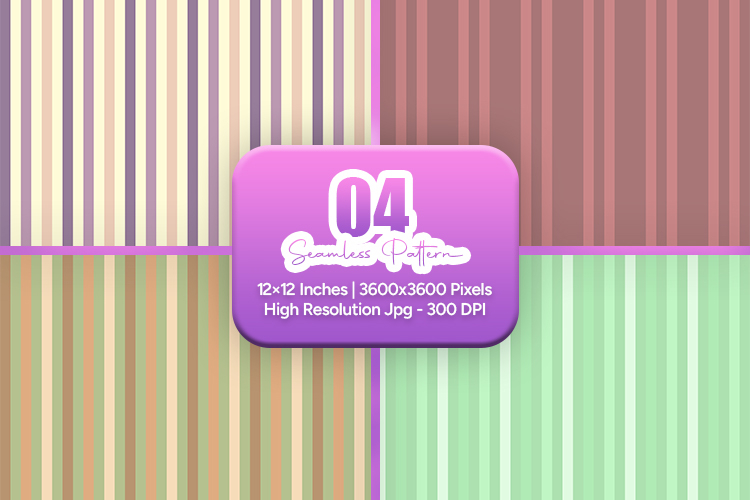 Soft Blush Stripe Seamless Digital Paper Pack