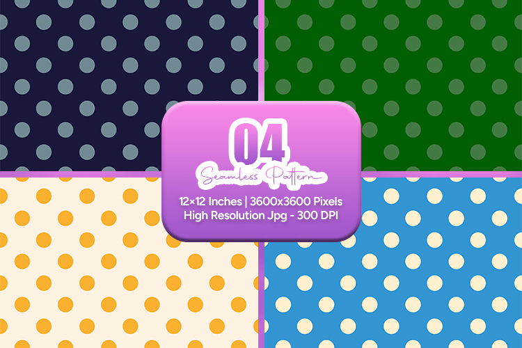 Bold Polka Dot Seamless Pattern