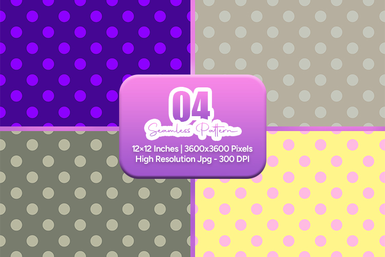 Retro Polka Dot Seamless Pattern