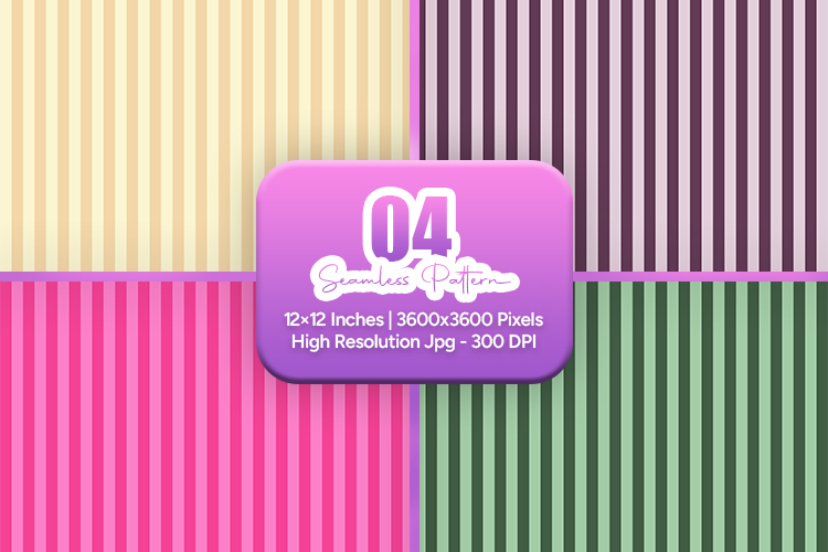 Soft Chic Stripe Seamless Pattern Set