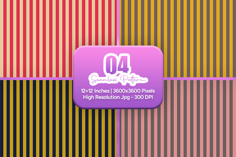 Classic Warm Stripe Seamless Pattern