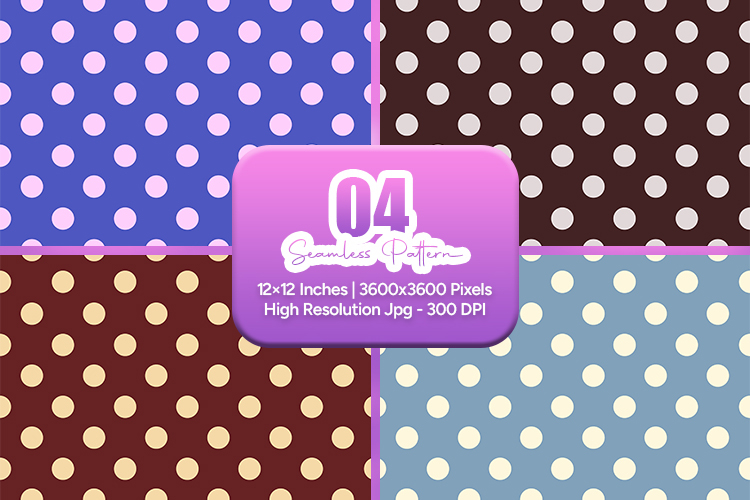 Classic Polka Dot Seamless Pattern