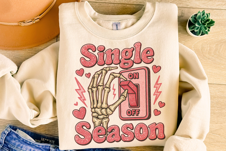 Single Season PNG, Funny Valentines Day PNG, Sarcastic PNG