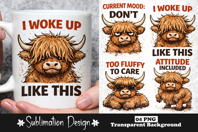 Highland Cow Png Image 2